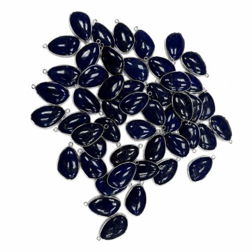 Lapislazulien Häng, Lapis lazuli, Dropp, DIY, 35x21mm, Hål:Ca 2mm, 10PC/Lot, Säljs av Lot