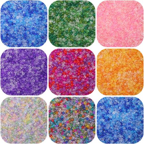 Transparant Glas Seed Beads, Glas rocailles, moffelen vernis, DIY & verschillende grootte voor keus, meer kleuren voor de keuze, Verkocht door Bag
