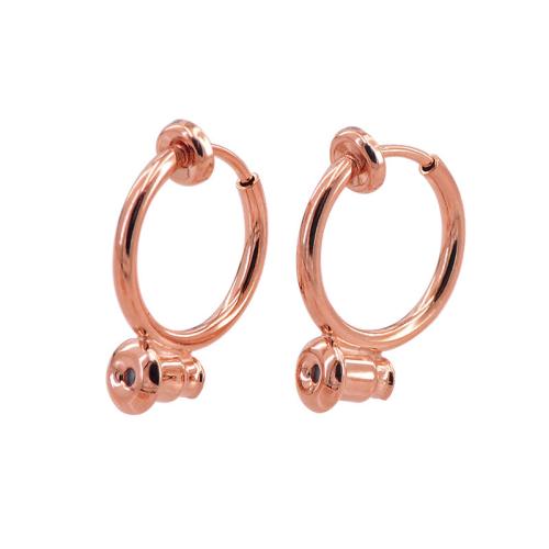 Brass Clip korvakoru löytäminen, Messinki, päällystetty, tee-se-itse, enemmän värejä valinta, 13mm, Myymät Pair