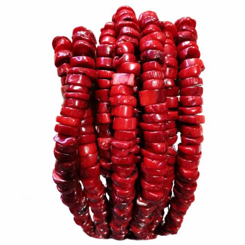 Бусины из натурального коралла, DIY, beads size 11.5-16mm, Продан через Приблизительно 38 см Strand