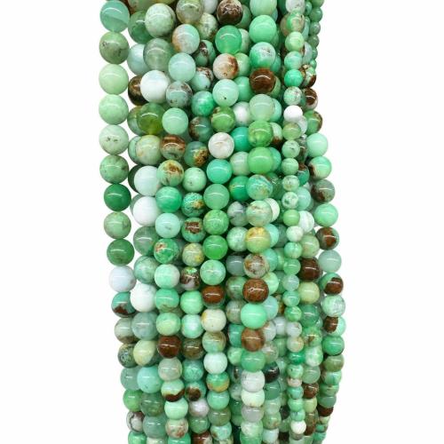 Jade Beads, Australien Jade, Runde, du kan DIY & forskellig størrelse for valg, Solgt Per Ca. 38 cm Strand