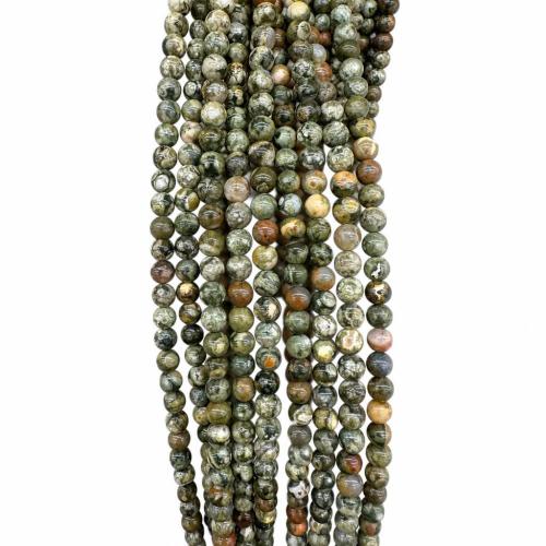 Gemstone Ékszer Gyöngyök, Természetes kő, Kerek, DIY & különböző méretű a választás, Naponta eladott Kb 38 cm Strand