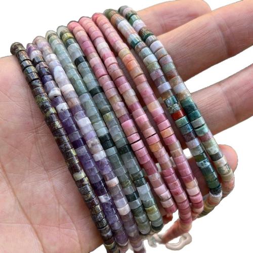 Gemstone Ékszer Gyöngyök, Drágakő, DIY, több színt a választás, 2x4mm, Naponta eladott Kb 38 cm Strand