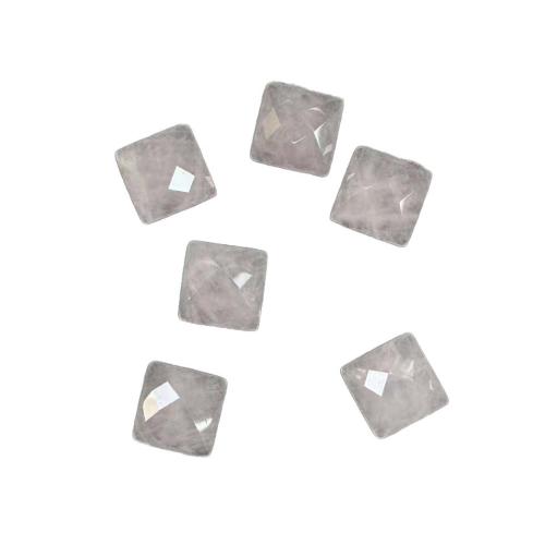 Edelstein Cabochons, Quadrat, poliert, DIY & verschiedenen Materialien für die Wahl & facettierte, 9mm, verkauft von PC