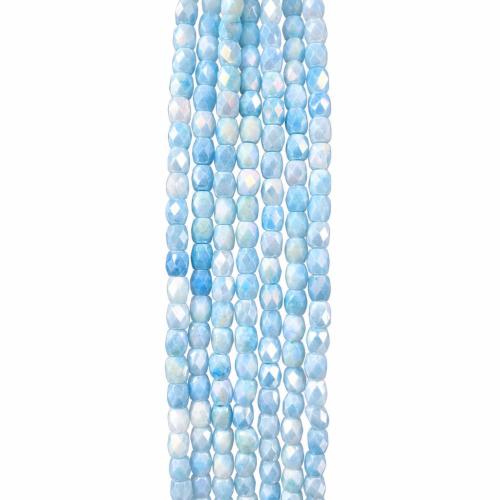 Fashion Glazen kralen, Glas, DIY, meer kleuren voor de keuze, 4x6mm, Lengte Ca 38 cm, 10strengen/Lot, Verkocht door Lot