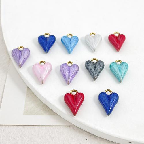 ステンレス鋼のハートペンダント, ステンレス, ハート形, メッキ, DIY & エナメル, 無色, 12x16mm, 10パソコン/バッグ, 売り手 バッグ