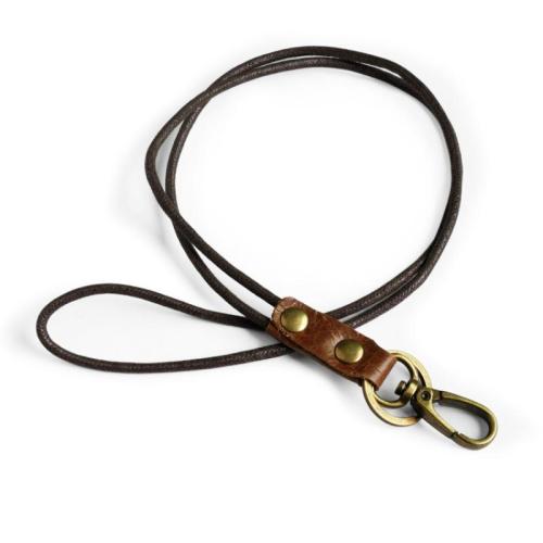 Vahanauha, Vaha, kanssa Lehmänvuota & Sinkkiseos, Vintage & Unisex, ruskea, Pituus N. 49 cm, Myymät PC