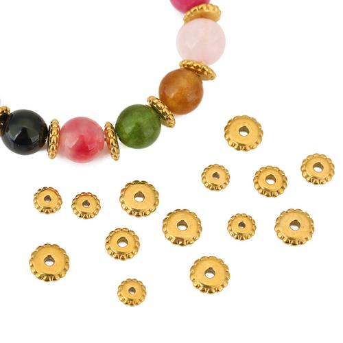 Acier inoxydable Spacer Perles, Acier inoxydable 304, roue dentée, DIY & normes différentes pour le choix, plus de couleurs à choisir, Vendu par PC