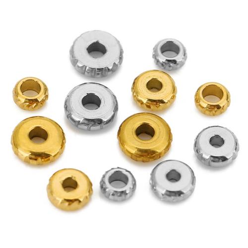 Acier inoxydable Spacer Perles, Acier inoxydable 304, rondelle, DIY, plus de couleurs à choisir, Vendu par PC