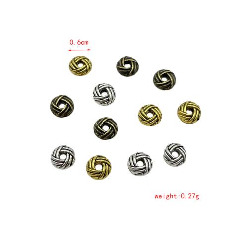 Rondelles de bijoux en alliage de zinc, Placage, DIY, plus de couleurs à choisir, 6mm, 500sol/lot, Vendu par lot