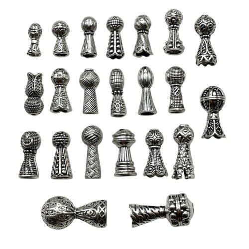 Embouts en alliage zinc, alliage de zinc, Placage, DIY & styles différents pour le choix, 500sol/lot, Vendu par lot