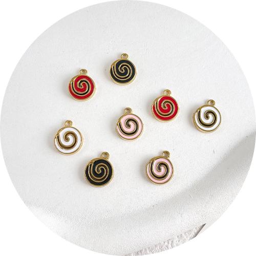 Nakit od nehrđajućeg čelika Privjesci, Nehrđajući čelik, pozlaćen, možete DIY & emajl, više boja za izbor, 11x13mm, 10računala/Torba, Prodano By Torba