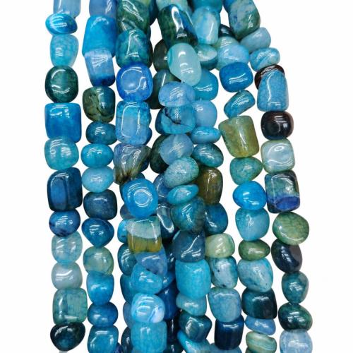 Agate perle, Ahat, Nepravilan, možete DIY, više boja za izbor, 10x12mm, Prodano Per Približno 38 cm Strand