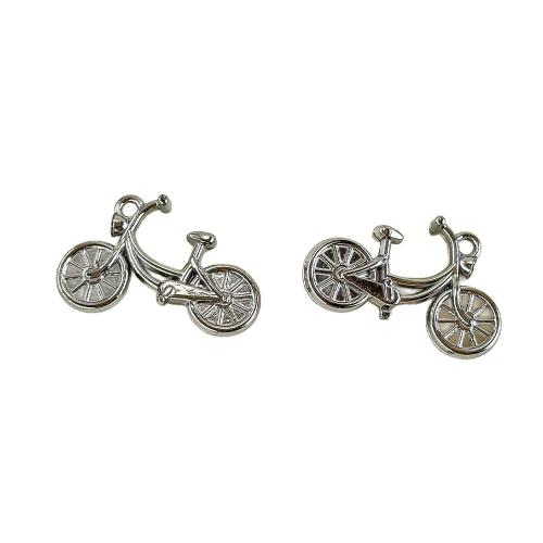 Nerezová ocel Šperky Přívěsky, 304 Stainless Steel, Kolo, DIY, více barev na výběr, 26x16mm, Prodáno By PC