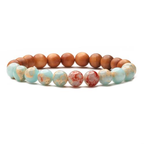 Koreite Bracelet with Bodhi & Shell & Wood handmade & for woman & with rhinestone Length Approx 18.5 cm Sold By PC