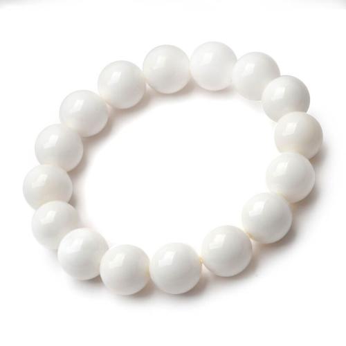 Shell Pearl Apyrankė, Turas, unisex & skirtingo dydžio pasirinkimo, baltas, Ilgis Apytiksliai 5.9-8.3 Inch, Pardavė PC