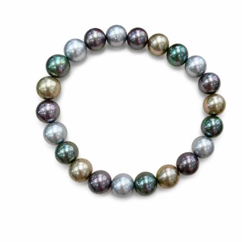 Shell Pearl Apyrankė, Turas, skirtingo dydžio pasirinkimo & moters, mišrios spalvos, Ilgis Apytiksliai 7 Inch, Pardavė PC