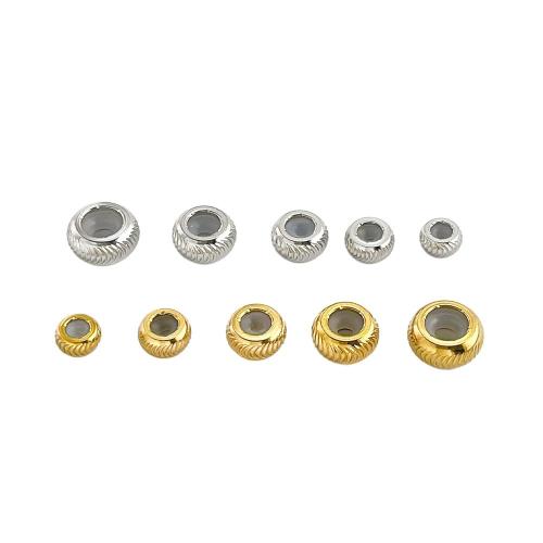 Stainless Steel Spacer Kralen, 304 roestvrij staal, plated, DIY & verschillende grootte voor keus, meer kleuren voor de keuze, Verkocht door PC