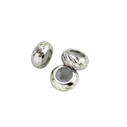 Stainless Steel Spacer Kralen, 304 roestvrij staal, plated, DIY & verschillende grootte voor keus, meer kleuren voor de keuze, Verkocht door PC