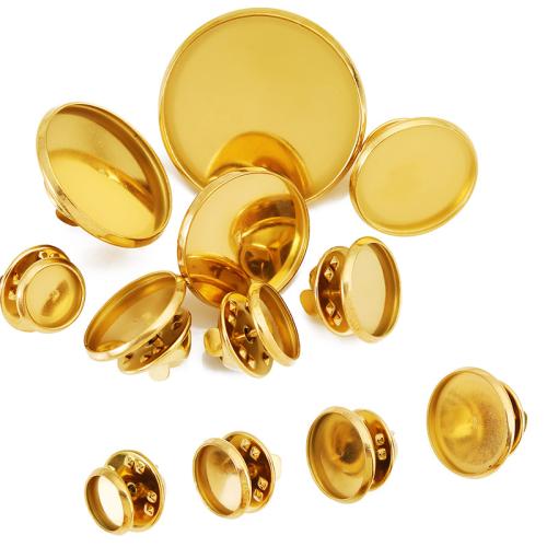 Stainless Steel Brooch Findings 304 Stainless Steel Vacuum Ion Plating DIY Sold By PC