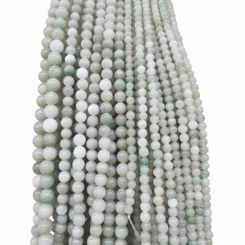 Gemstone Jewelry Beads She Taicui Round DIY Sold Per Approx 38 cm Strand