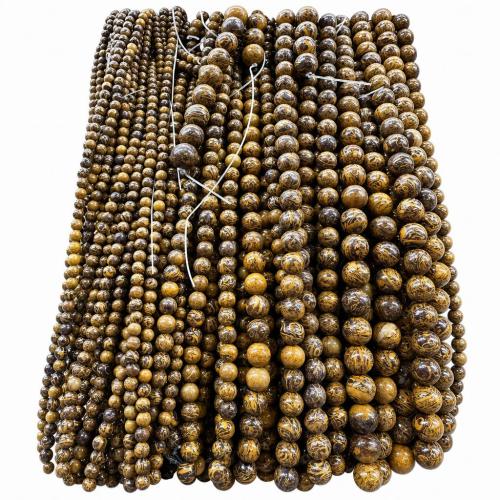 Jade Beads, Lettere Imperial Jade, Runde, du kan DIY & forskellig størrelse for valg, Solgt Per Ca. 38 cm Strand