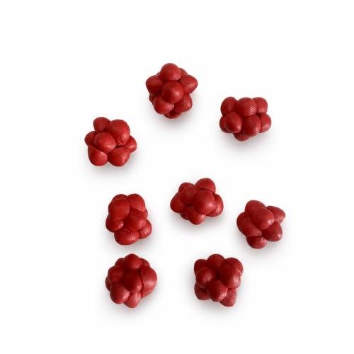 Polymer Clay Beads DIY red beads size 12-15mm Approx 2mm Approx Sold Per Approx 38 cm Strand