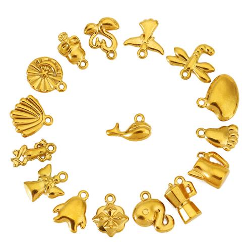 Stainless Steel Pendants 304 Stainless Steel Vacuum Ion Plating DIY Sold By PC