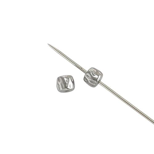 Stainless Steel Spacer Beads 304 Stainless Steel irregular plated DIY Sold By PC