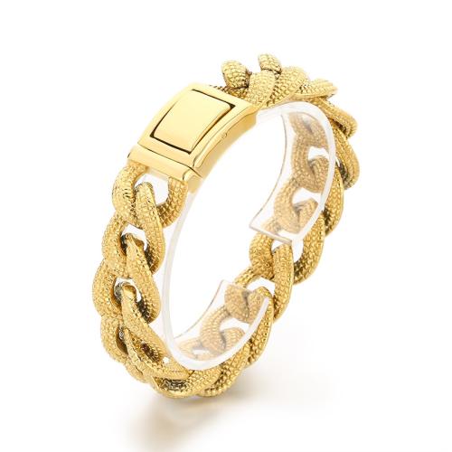 Titanium Steel Bracelet plated vintage & for man Sold By PC