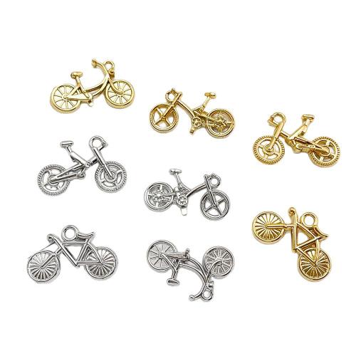 Stainless Steel Pendants 304 Stainless Steel Bike plated DIY Sold By Bag