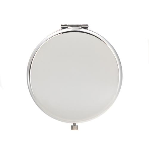 Iron Cosmetic Mirror with PU Leather & Glass & ABS Plastic Foldable Sold By PC