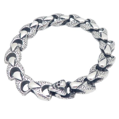 Titanium Steel Bracelet plated punk style & for man Sold By PC