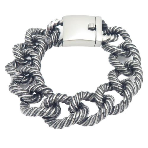 Titanium Steel Bracelet plated punk style & for man Sold By PC