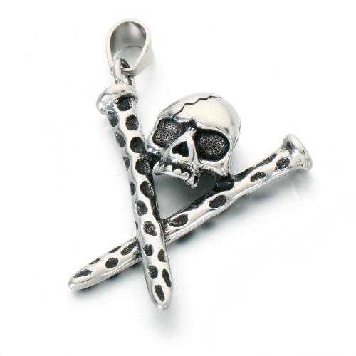 Cruach dhosmálta Skull pendants, 304 Cruach dhosmálta, seanré & DIY & stíleanna éagsúla do rogha, Díolta De réir PC