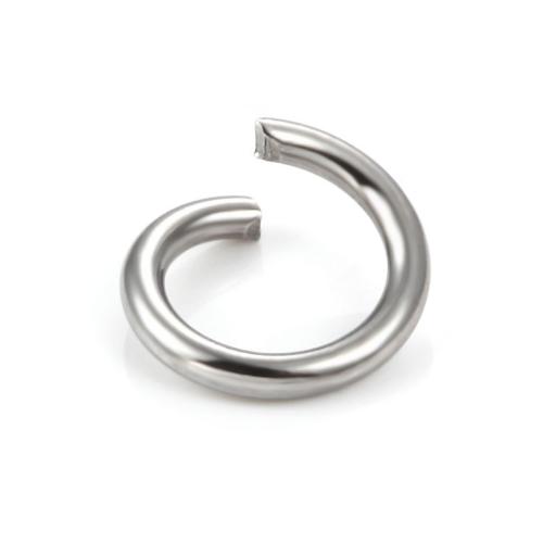 Stainless Steel Open ring, 304 rostfritt stål, DIY & olika storlek för val, ursprungliga färgen, 1000PC/Lot, Säljs av Lot