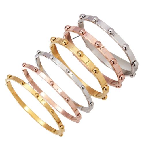 Rostfritt stål Armring, 304 rostfritt stål, plated, mode smycken & för kvinna, fler färger för val, Säljs av PC