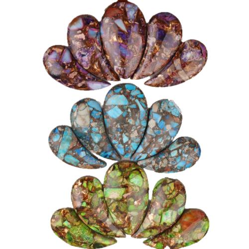Imperial Jasper Hängen, Impression Jasper, Kronblad, DIY, fler färger för val, 5PC/Strand, Säljs av Strand