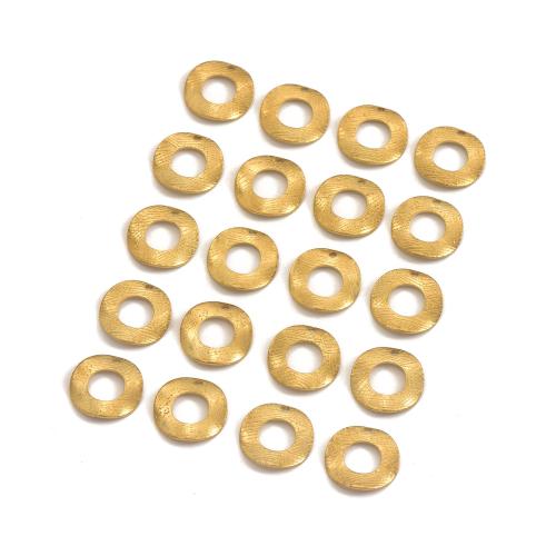 Brass Nakit Privjesci, Mesing, Geometrijski uzorak, možete DIY & šupalj, izvorna boja, 20mm, Prodano By PC