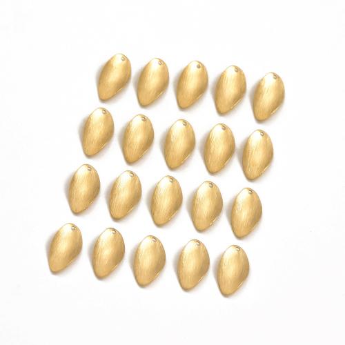 Brass Nakit Privjesci, Mesing, Stan Oval, možete DIY & brušenog, izvorna boja, 9.40x17.70mm, Prodano By PC