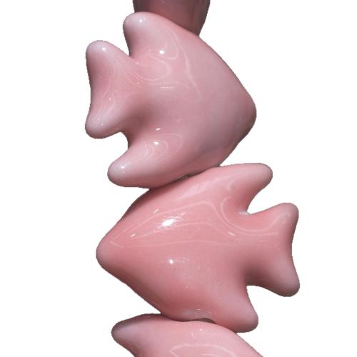 Porcelain Jewelry Beads Fish DIY Sold By PC