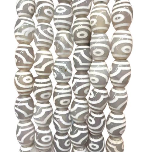 Natural Tibetan Agate Dzi Beads polished DIY Approx Sold By Strand