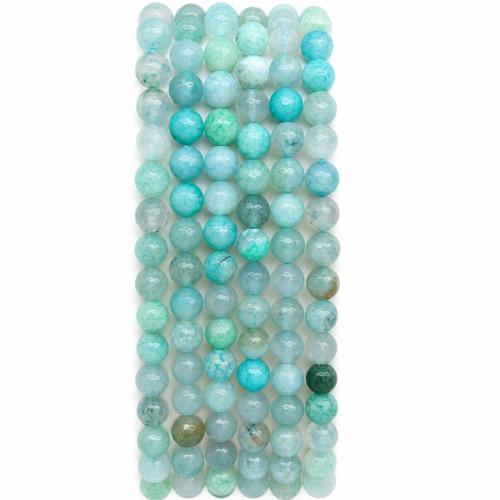 Agate perle, Ahat, možete DIY & faceted, više boja za izbor, Prodano Per Približno 38 cm Strand