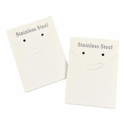 Cardboard Display Card Rectangle white Sold By Bag