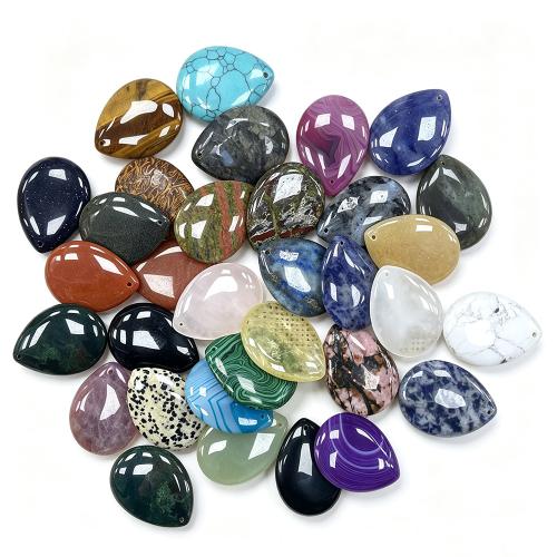 Gemstone Přívěsky Šperky, Drahokam, Slza, DIY & různé materiály pro výběr, 30x40mm, Prodáno By PC