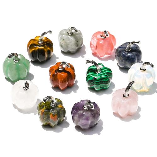 Edelstein Dekoration, Kürbis, geschnitzt, Design für Halloween & verschiedenen Materialien für die Wahl, 20mm, verkauft von PC