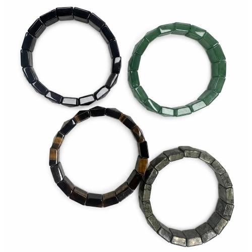 ジェムストーン ブレスレット, ファッションジュエリー & ユニセックス, 無色, 11.50x11.50mm, 長さ 21 センチ, 売り手 パソコン