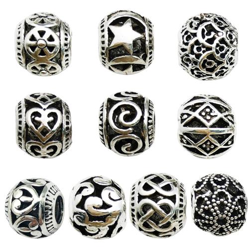 Zinc Alloy hule perler, forgyldt, Vintage & du kan DIY & forskellige stilarter for valg, Solgt af PC