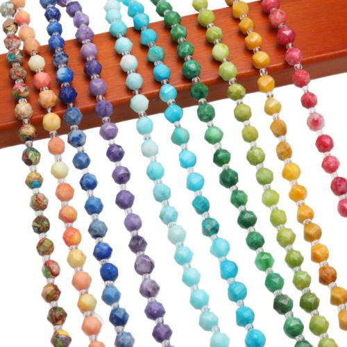 Jaspe Impresión Abalorio, pulido, Bricolaje & facetas, más colores para la opción, 7mm, aproximado 21PCs/Sarta, Vendido para aproximado 20 cm Sarta
