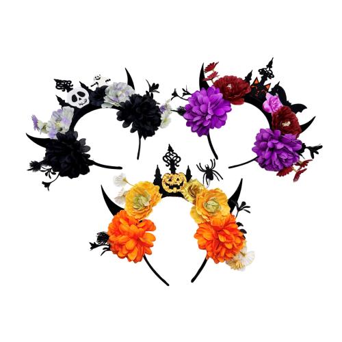 Duk Hair Band, handgjord, Design för halloween & för kvinna, fler färger för val, 250x190mm, Säljs av PC